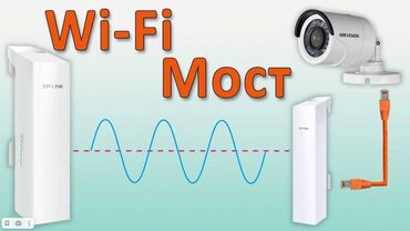 в связи с выездом: WiFi мост SunQar WB501h 5,8g 450M до 5 км Комплект из двух WiFi точек