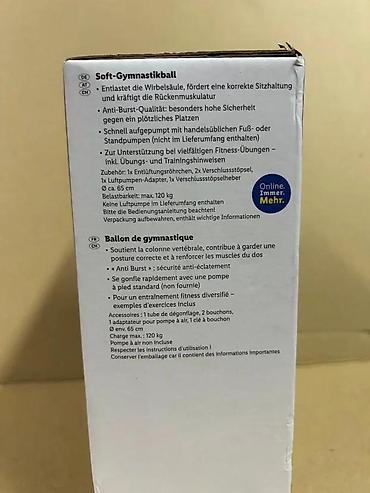 Rekviziti za vežbanje: CRIVIT Soft-Gymnastikball – pilates/fitnes lopta pre vežbe — 7