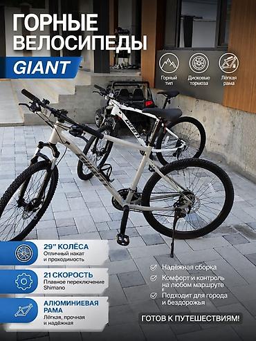 Горный велосипед, Giant, Рама L (172 - 185 см), Алюминий, Новый