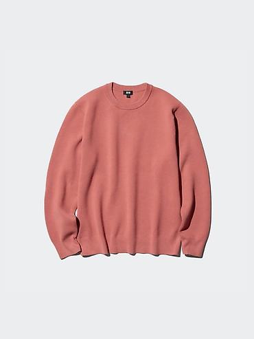 мужской свитер: Мужская толстовка, M, Uniqlo, Новый, цвет - Розовый — 1