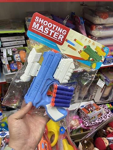 дротик: Игрушечный бластер Shooting Master с мягкими безопасными патронами — 1