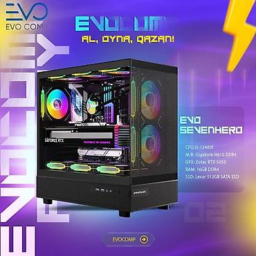 pc setup: Evo SevenHero Gaming PC Setup RTX5050 i5 12400F Intel Core i5-12400f — 1