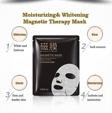 процесс: Маска для лица Bioaqua Magnetic mask Инновационная магнитная маска – — 1