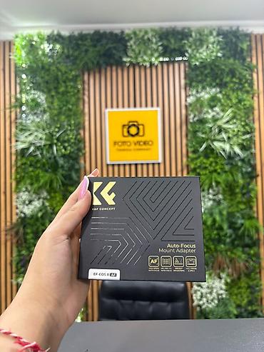 video reqistrator: K&F Concept Auto-Focus Mount Adapter – EF-EOS R - Canon EF və — 1