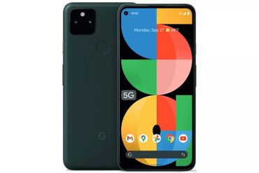 not 10 5g: Google Pixel 5A 5G, Жаңы, 128 ГБ, түсү - Жашыл, 2 SIM