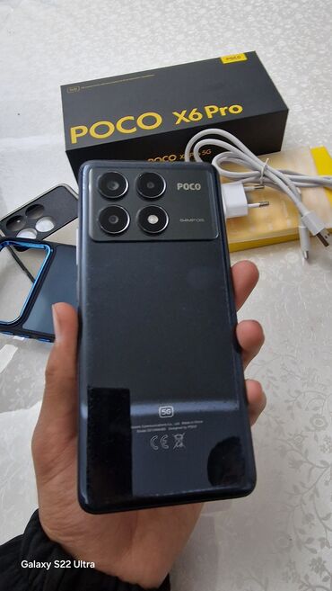 poco f7 ultra: Poco X6 Pro 5G, Б/у, 512 ГБ, цвет - Черный, 2 SIM