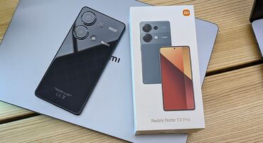 телефон аренда: Redmi, Redmi Note 13, Новый, 256 ГБ, цвет - Черный, 2 SIM