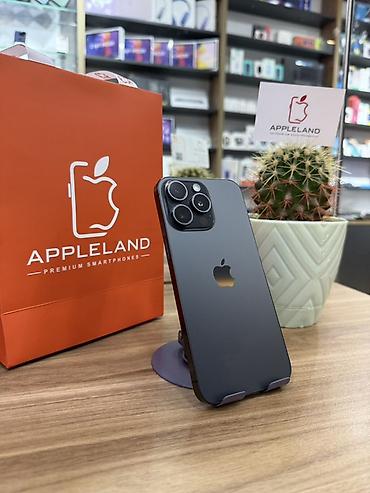 Apple iPhone: IPhone 15 Pro Max, 256 GB, Qara, Zəmanət — 1