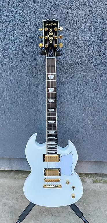 Gitare: HARLEY BENTON DC-CUSTOM II WHITE ELEKTRIČNA GITARA | — 1