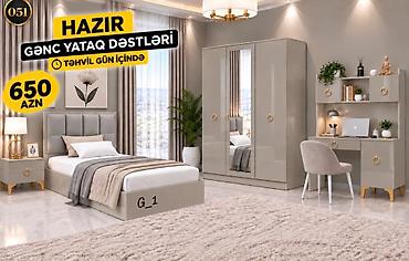 Gənc yataq dəsti – hazır model Tərkib: - Tək nəfərlik çarpayı (yumşaq lalafo.az -da Gənc yataq dəsti – hazır model Tərkib: - Tək nəfərlik çarpayı (yumşaq