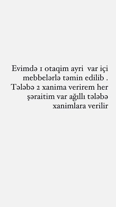 kiraye ev zabrat 1: Ev kiraye verirem Ünvan Cənub qapisi yaşayiş kompleksi — 1