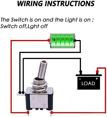 stop svetla za auto prikolice: AUTO ALUMINIJUMSKI PREKIDAC LED SVETLO 12V | Prekidač 0-1  ima LED — 4