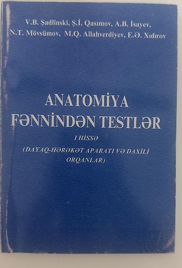 Testlər: Məhsul: “Anatomiya fənnindən testlər – I hissə (Dayaq‑hərəkət aparatı — 2