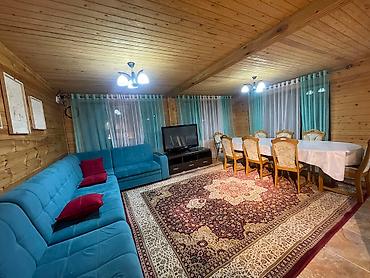 Иссык-Куль 2026: Коттедж, Коттедж сруб ЦО Лазурный берег, Чок-Тал, Парковка, стоянка, Охраняемая территория, Барбекю — 12