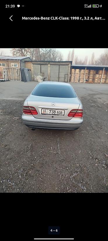 мерс clk: Mercedes-Benz CLK-Class: 1998 г., 3.2 л, Автомат, Бензин, Купе — 6