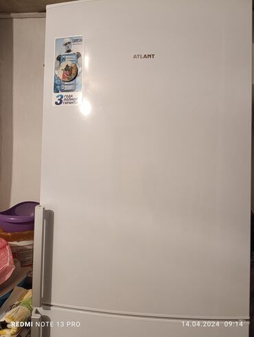 холоденик бу: Холодильник Atlant, Б/у, Двухкамерный, 70 * 200 *
