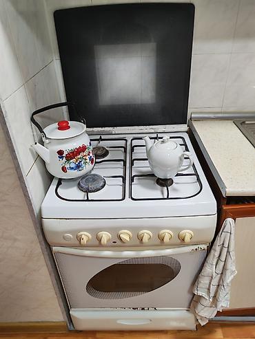 şirniyyat soba: Qaz plitəsi Ayrıca dayanan, 4 gözlü, İşlənmiş — 2