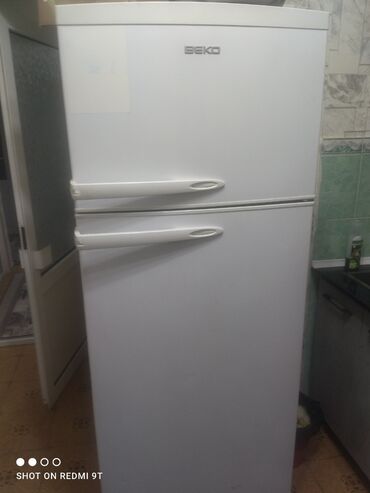 продам холодильник бу: Холодильник Beko, Б/у, Двухкамерный, De frost (капельный), 70 * 180 * 60