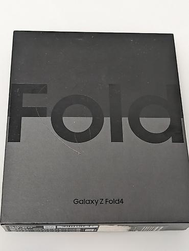 galax: Samsung Galaxy Z Fold 4, Б/у, 256 ГБ, цвет - Черный, 1 SIM — 2