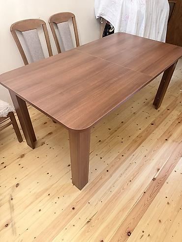 Qonaq masası, İşlənmiş, Açılan, Taxta, Kvadrat masa