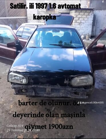 yan güzgülər s: Volkswagen Golf: 1.6 l | 1997 il Hetçbek