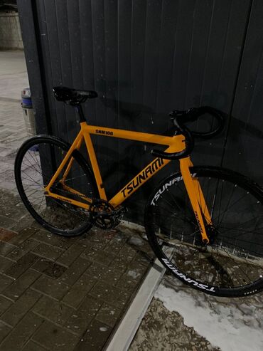 Шоссейные велосипеды: Шоссейный велосипед, Tsunami, Рама L (172 - 185 см), Б/у — 3