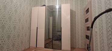 цвет мебели яблоня: Açılan, 5 qapı Düz dolab, Qarderob, paltar dolabı