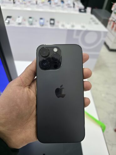 telefonun: IPhone 14 Pro Max, 128 GB, Black Titanium, Face ID, Sənədlərlə