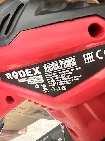 50: Электрический триммер RODEX RDX915 - Тип: сетевой триммер для травы - — 6
