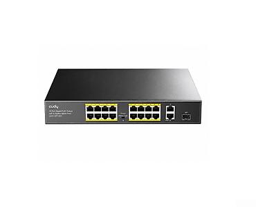 Техника и электроника: CUDY FS1018PS1 3.0 18 Port PoE Gigabit Uplink Switch Bütün — 1