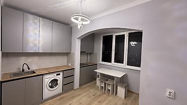 пустая квартира: 1 комната, 45 м², Киргизия 1 105 серия, 6 этаж, Дизайнерский ремонт — 3