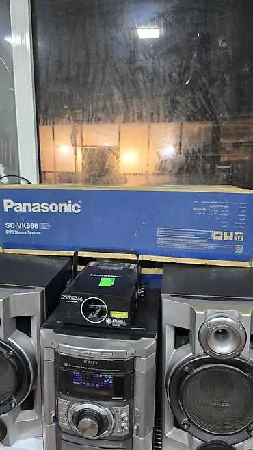 ps5 slim digital: Panasonic SC-VK660 DVD Stereo System - Komplekt: mərkəzi blok (DVD — 3