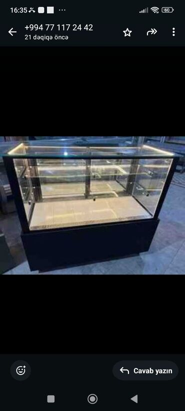 Soyuducu vitrinləri: Məhsul: İctimai iaşə obyektləri və mağazalar üçün soyuducu və vitrın -da lalafo.az — 9 Soyuducu vitrinləri: Məhsul: İctimai iaşə obyektləri və mağazalar üçün soyuducu və vitrın — 9