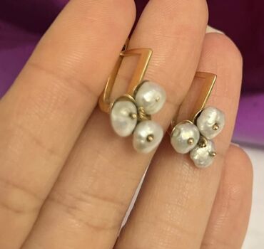 Серьги, Желтое золото, 583 проба, 4 г, Самовывоз