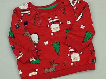 czerwona bluzka świąteczna: Bluzka, So cute, 3-6 m, stan - Dobry