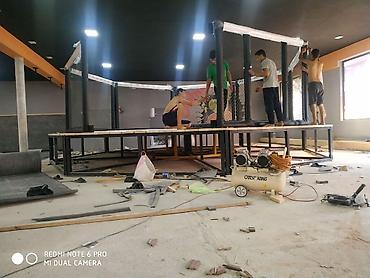 Модульные покрытия, пазлы: Профессиональный боксерский ринг🇰🇬 все размеры есть и подом, Без подом — 8