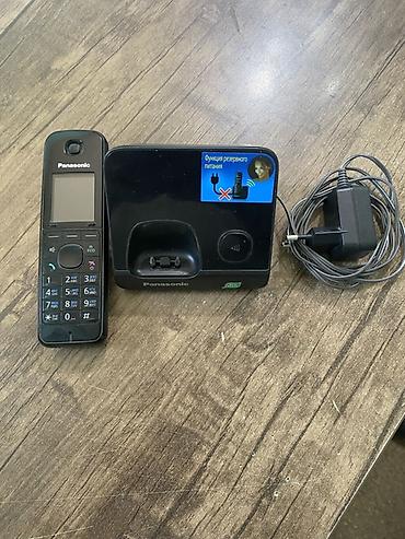 telvonlar: Stasionar telefon Panasonic, Simsiz, İşlənmiş, Ünvandan götürmə — 3