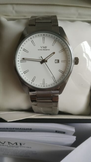 Qol saatları: Yeni, Qol saatı, VMF, rəng - Gümüşü — 9