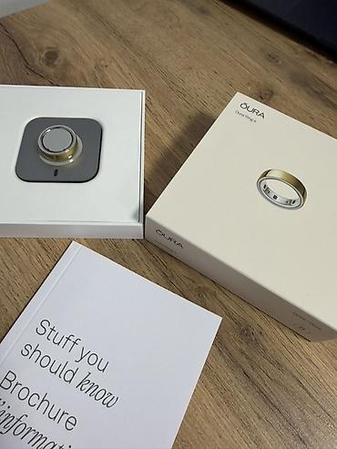 анализ: Oura Ring Gen 4, цвет золото, размер 8, подойдет на обычный 16,5-17 — 2