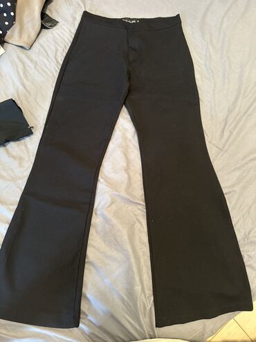 джинсы размер 42: Классические, Клеш, Высокая талия, Китай, Осень-весна, L (EU 40), XL (EU 42)