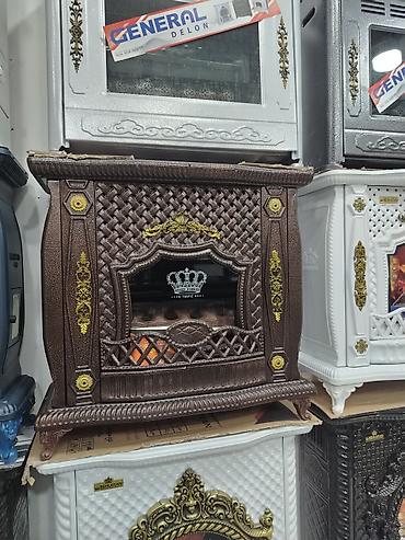 Peçlər və kaminlər: Qaz sobası – dekorativ klassik dizayn - Yanacaq tipi: təbii qaz - — 1