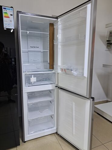 Холодильники: Холодильник Hisense, Новый, Двухкамерный, No frost, 60 * 185 * 57, С рассрочкой — 6