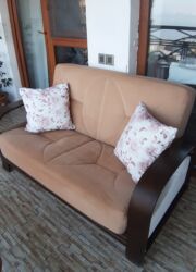 химчистка мебели: Диван, Б/у, Раскладной, С подъемным механизмом, Велюровая ткань, Нет доставки