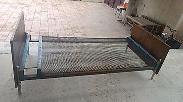 piknik seti: Metal çarpayı çərçivəsi - Material: polad metal korpus, tor tipli — 1