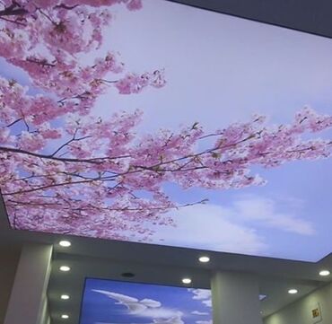 Натяжной потолок: Натяжной потолок Глянцевое, Матовое, 3D потолки Гарантия, Бесплатная консультация, Бесплатный замер — 3