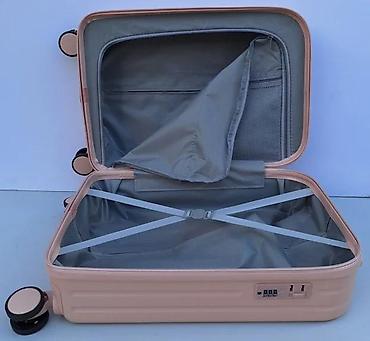 Putni koferi i torbe: Kofer za putovanja – Cinnamoroll dizajn, ružičasta boja - Tvrda — 4