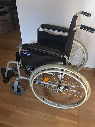 Invalidska kolica: KOLICA, uvoz iz Nemačke, polovnastanje odlično. Širina sedišta je — 7