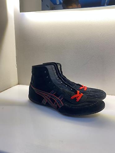 Мужские кроссовки, 40.5, Asics, Б/у, цвет - Черный