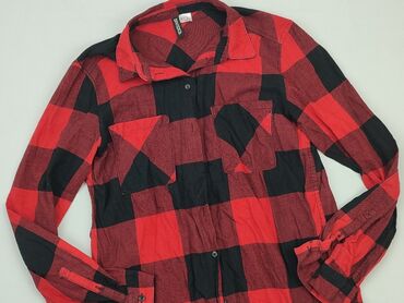 czerwone bluzki swiateczne: Shirt, H&M, 2XS (EU 32), condition - Good