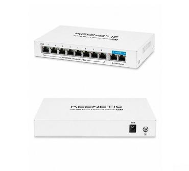 Modemlər və şəbəkə avadanlıqları: Keenetic PoE+ Switch 9 Port KN-4710 🟢 Rəsmi iş yeri olan və — 1